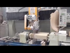 두 PCS 380V 단일 기둥 돌 절단 기계 16kw Baluster