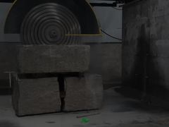 브릿지 멀티블레이드 블록 커터 화강암 대리석 블록 절단 기계