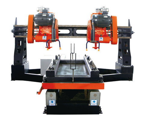 품질  Four Blade Stone Edge Cutting Machine Column Slab Trimming Machine 공장