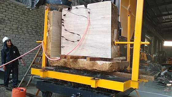 빠른 절단을 위한 15T CNC 다이아몬드 와이어 톱 머신