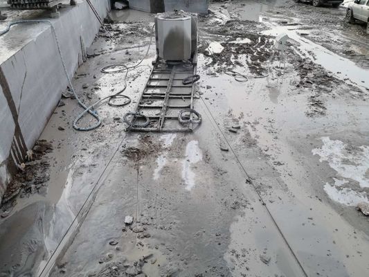 CNC 제어 자동 다이아몬드 와이어 톱 기계 고 정밀 돌 절단