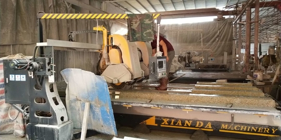 다기능 대리석 화강암 PLC 선 모방 절삭기 15 kw