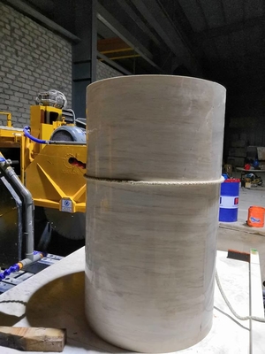 CNC 원형 석판 닦기 기계 1300mm 처리 길이