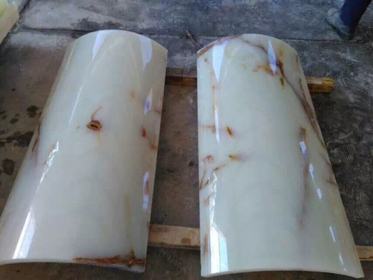 CNC 원형 석판 닦기 기계 1300mm 처리 길이