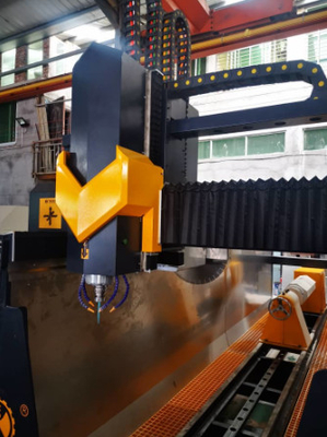 고 정밀 4 축 CNC 기둥 조각 기계 7.5kw