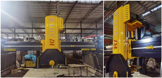 57/67kw 4 기둥 중 블록 절단 기계 2200-2800mm 블레이드 지름