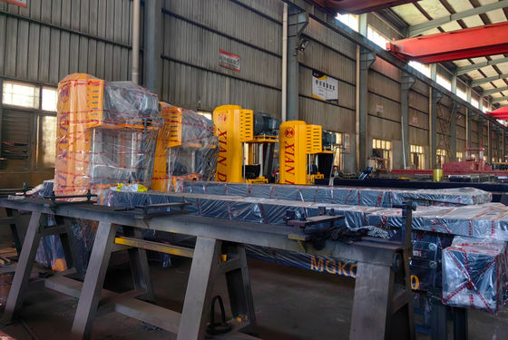 4 기둥 돌 슬랩 절단 기계