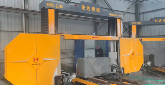 4 축 Cnc 다이아몬드 와이어 톱 기계 고 효율 절단