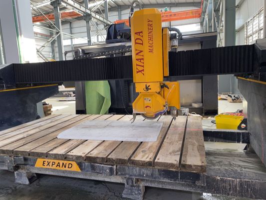 4 축 브릿지 절단 기계 카운터 톱 및 수심용