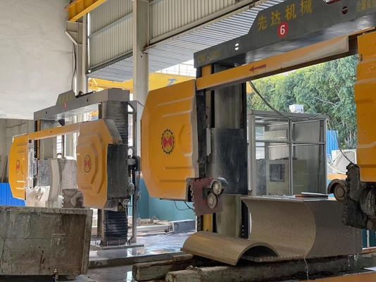 CNC 제어 다이아몬드 와이어 톱 기계 고 효율성 대리석 대리석 절단 디스커버리 4 -2000/2500/3000