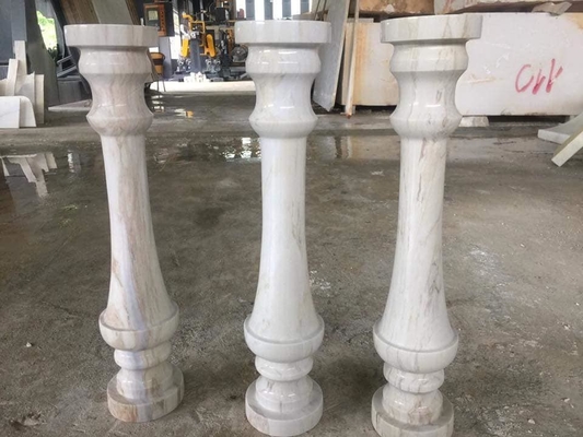 PLC / CNC 4 PC Baluster 절단 기계 기둥, 기둥 기단 및 기둥 캡 도로 장벽