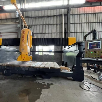 안전 시스템 8000kg CNC 5 축 브리지 절단 기계