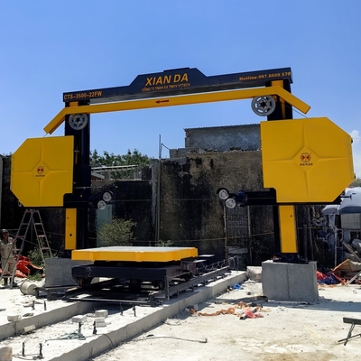 성능 다이아몬드 와이어 톱 기계 360 ° 회전도와 15kw 주 모터