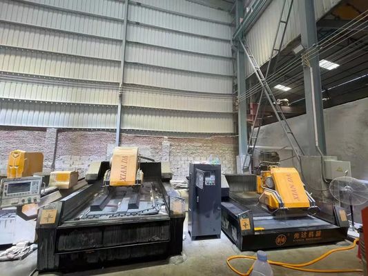 3 축 선형 CNC 절단 기계 220V 전력 15kw 주 모터 및 21.5kw 대리석 경비용 총 전력