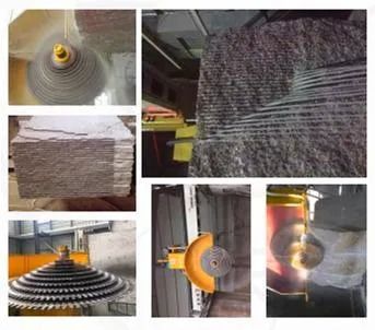 Block Cutting Machine Cutter Granite Marble Quarry Stone Bridge Multi-Blade