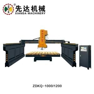 3200 * 2000mm 작업 테이블과 적외선 중간 블록 브리지 절단 기계 0-85 ° 기울기 및 0-90 ° 회전 대리석 및 대리석