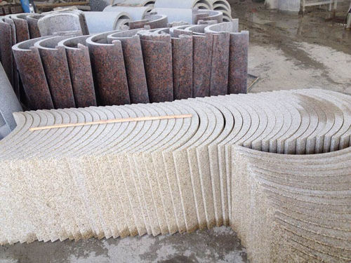 고정밀 자동 2 슬라이스 석재 모서리 절단기 (기둥 슬래브 트리밍용)