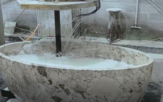 5+1 축 대리석 대리석 3d 모양을 위한 CNC 가공 센터