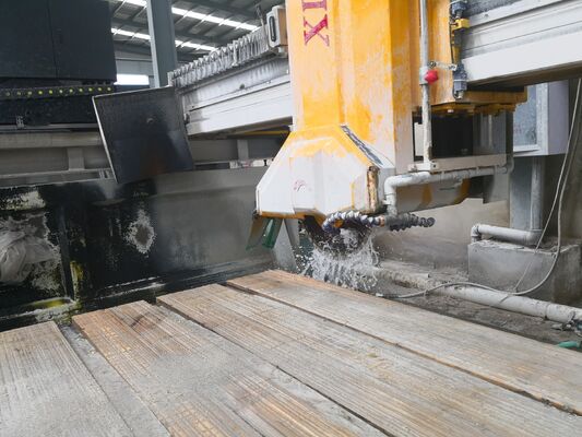 적외선 브릿지 톱 레이저 석재 PLC 절단기, 대형 대리석 및 화강암 슬래브 가공에 적합