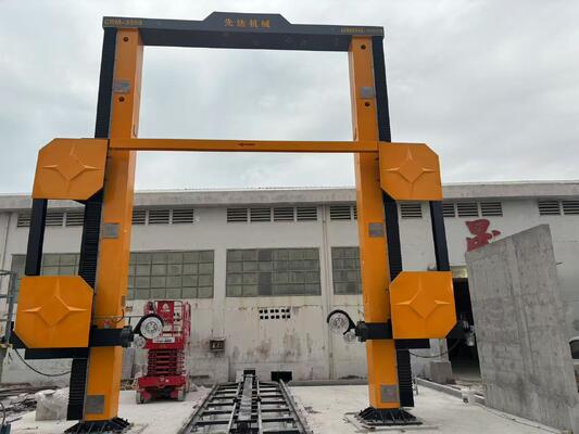 석재 절단을 위한 최대 가공 크기 3500*3000*1800mm 및 주 모터 11kw를 갖춘 CNC 다이아몬드 와이어 톱 기계