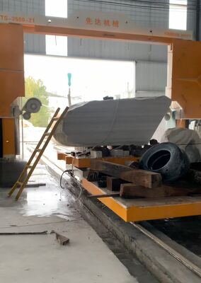 석재 절단을 위한 최대 가공 크기 3500*3000*1800mm 및 주 모터 11kw를 갖춘 CNC 다이아몬드 와이어 톱 기계