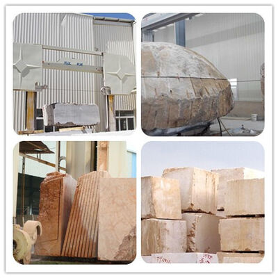 동기 나사 구동 방식 PLC 제어 다이아몬드 와이어 톱 기계 (3000×3000×1500 mm 대리석 및 화강암 블록 분할용)