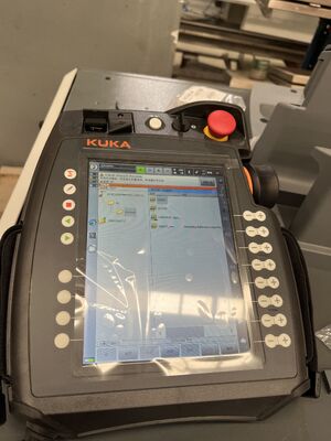 6 축 CNC 로봇 돌 절단 기계와 인터폴레이트 제어 및 BT40 스핀들 최대 3100mm까지 대용량 조각