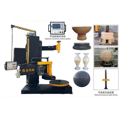 CNC 수직 프로파일링 기계 1000mm 최대 절단 지름과 1500mm 수직 리프팅 여행