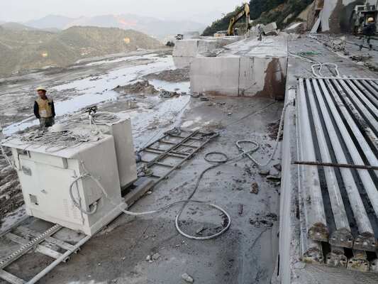 CNC 제어 자동 다이아몬드 와이어 톱 기계 고 정밀 돌 절단