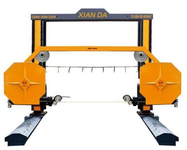 3500*3500*2200mm 최대 가공 크기 및 CNC/PLC 제어 기능을 갖춘 고정밀 석재 절단용 갠트리 이동식 다이아몬드 와이어 톱 기계
