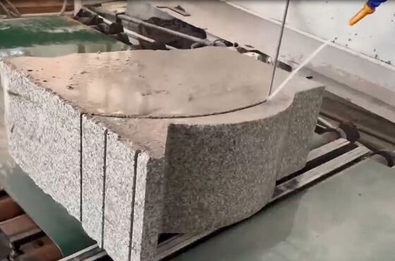 PLC 제어 수직 CNC 와이어 톱 기계 (석재 절단용), 4m3/H 물 소비량, 20-50m 와이어 길이
