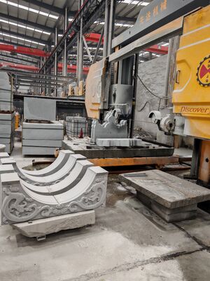 CNC 다이아몬드 와이어 톱 기계 4000x2000x1500mm 최대 처리 크기의 4 스핀드 연결, CE 및 ISO9001 인증