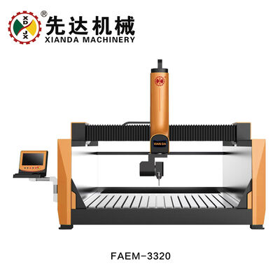 5축 지능형 CNC 라우터 FAEM-3320 3D 석상 조각 기계
