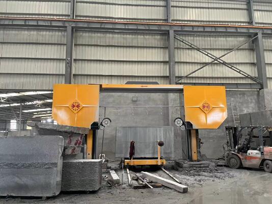 PLC 제어 다이아몬드 와이어 톱 머신 대리석 대리석 3500x3500x1800mm 최대 처리 크기 및 15KW 주 모터