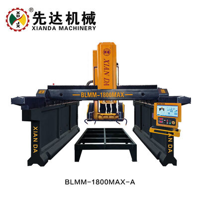 XIANDA BLMM‐1800MAX‐A/B 3 축 CNC 듀얼 빔 브릿지 돌 라인 절단 프레싱 기계 특수 모양의 그라나이트 대리석 돌 프로파일링