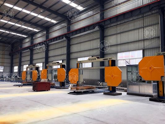 특별 형상을 위한 CNC 스톤 와이어 절단 기계