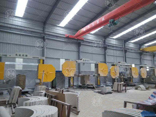 특별 형상을 위한 CNC 스톤 와이어 절단 기계