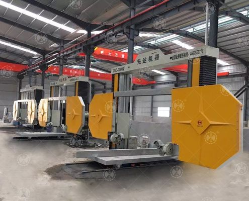 특별 형상을 위한 CNC 스톤 와이어 절단 기계